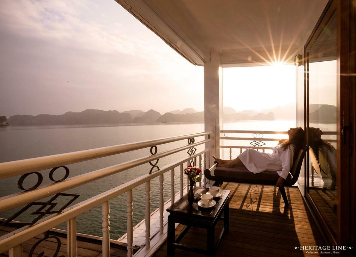 Heritage Line Violet Cruise - Halong Bay & Lan Ha Bay Χα Λονγκ Εξωτερικό φωτογραφία
