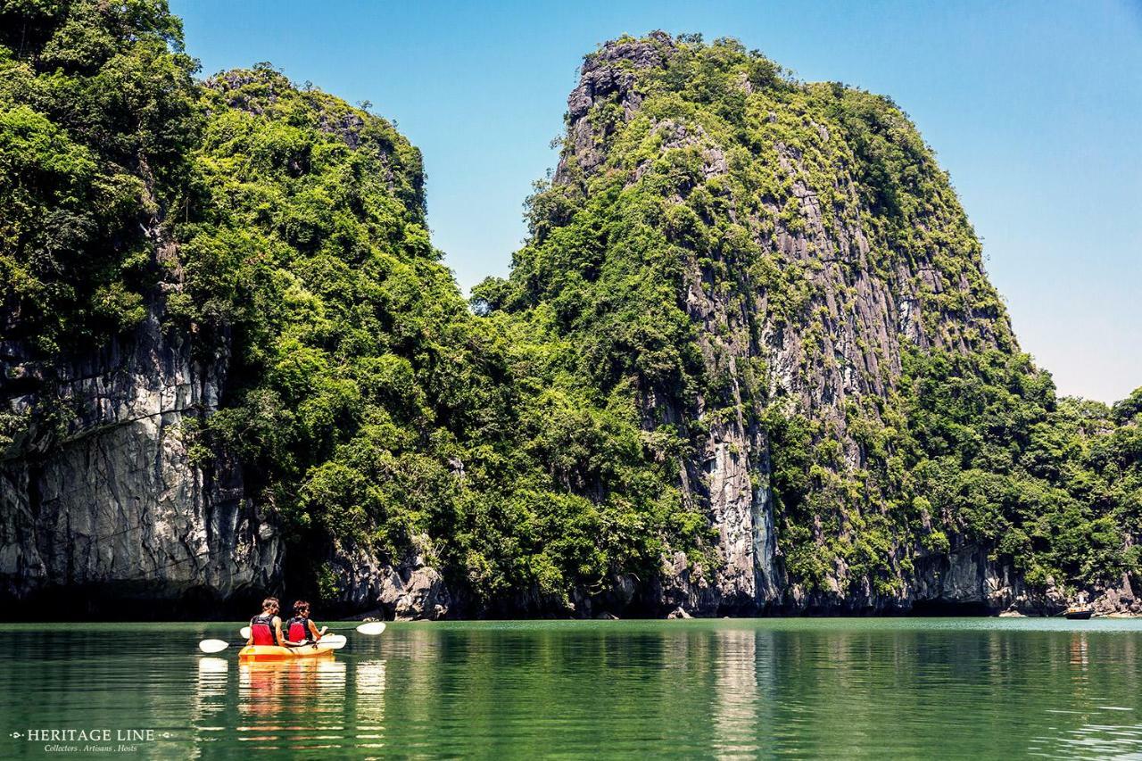Heritage Line Violet Cruise - Halong Bay & Lan Ha Bay Χα Λονγκ Εξωτερικό φωτογραφία